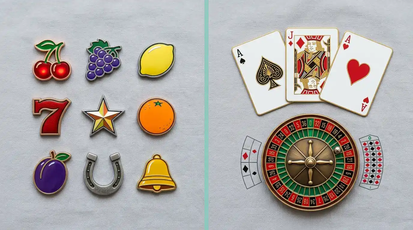 Bonus-Spielkategorien-Gewichtung in den AGB zwischen Slots und Tischspielen