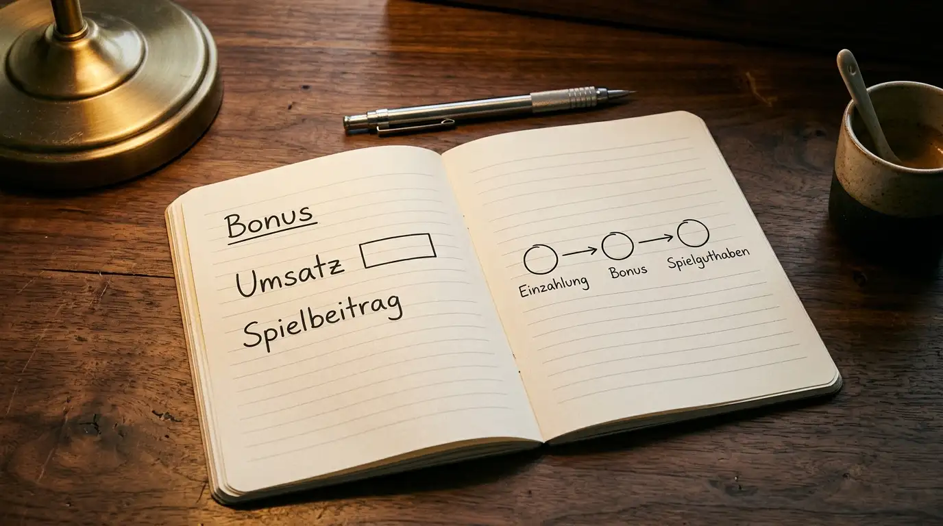 Notizen zur Berechnung der Umsatzbedingungen eines Einzahlungsbonus über eps