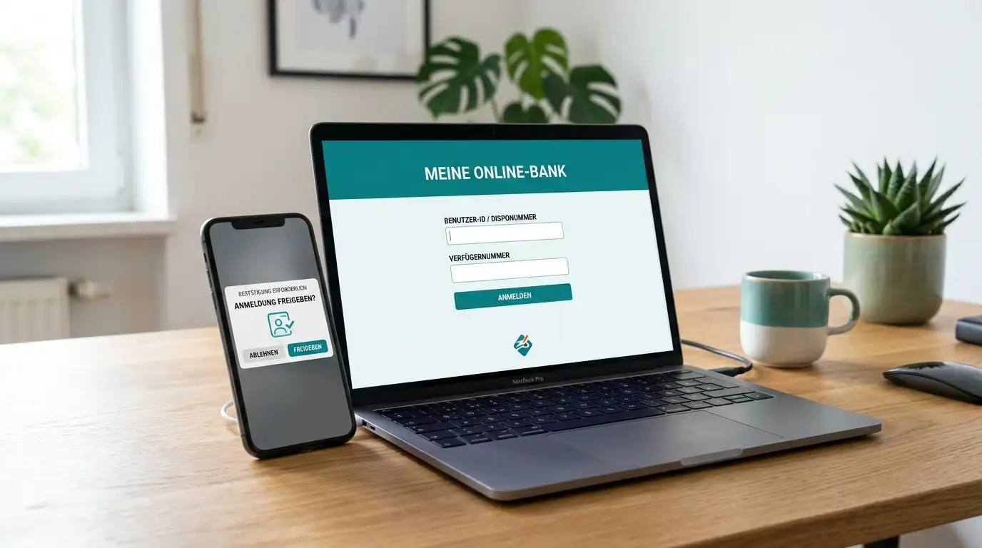 Parallele Bestätigung der eps-Buchung im Browser und in der Banking-App