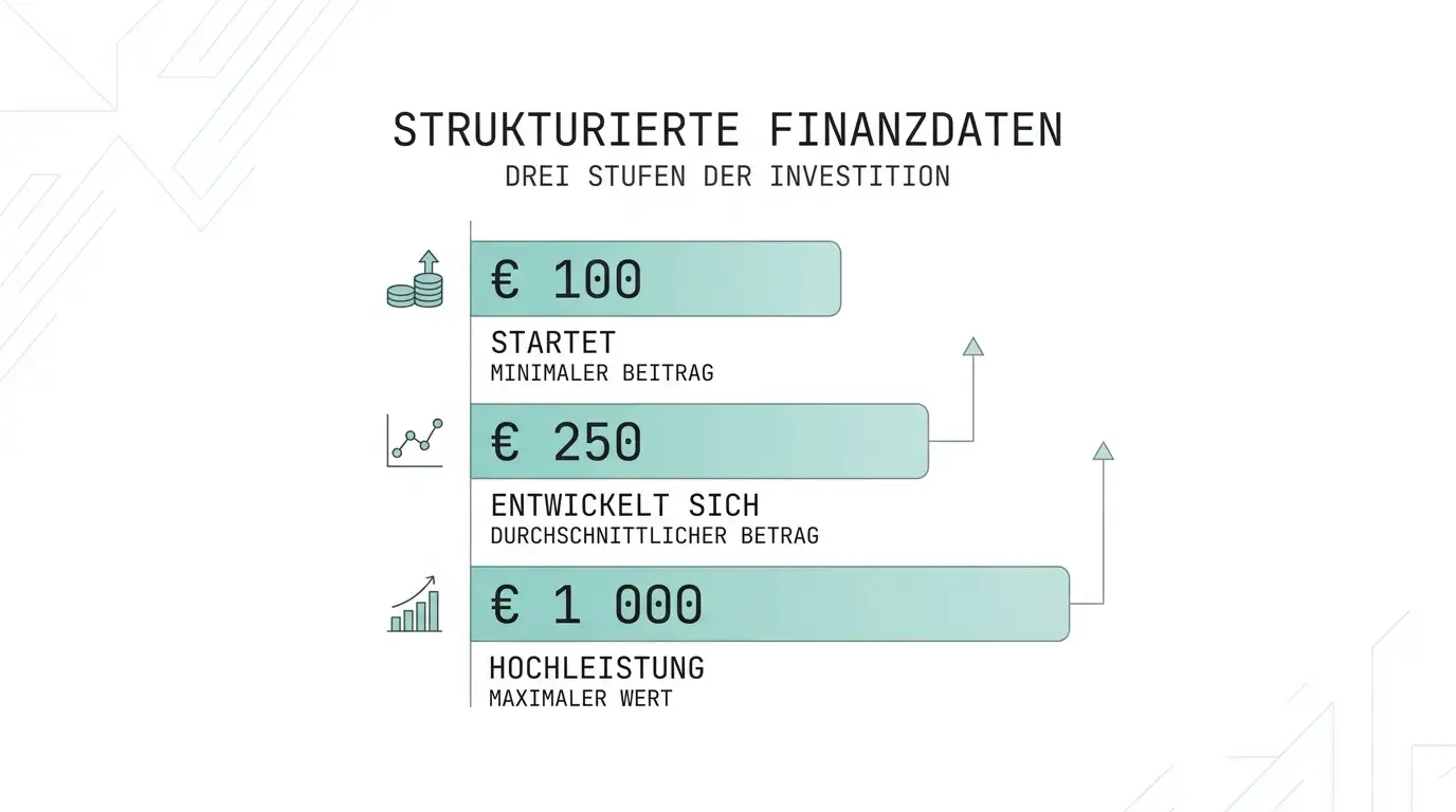 Übersicht der Paysafecard-Limits in drei Stufen mit Euro-Symbol