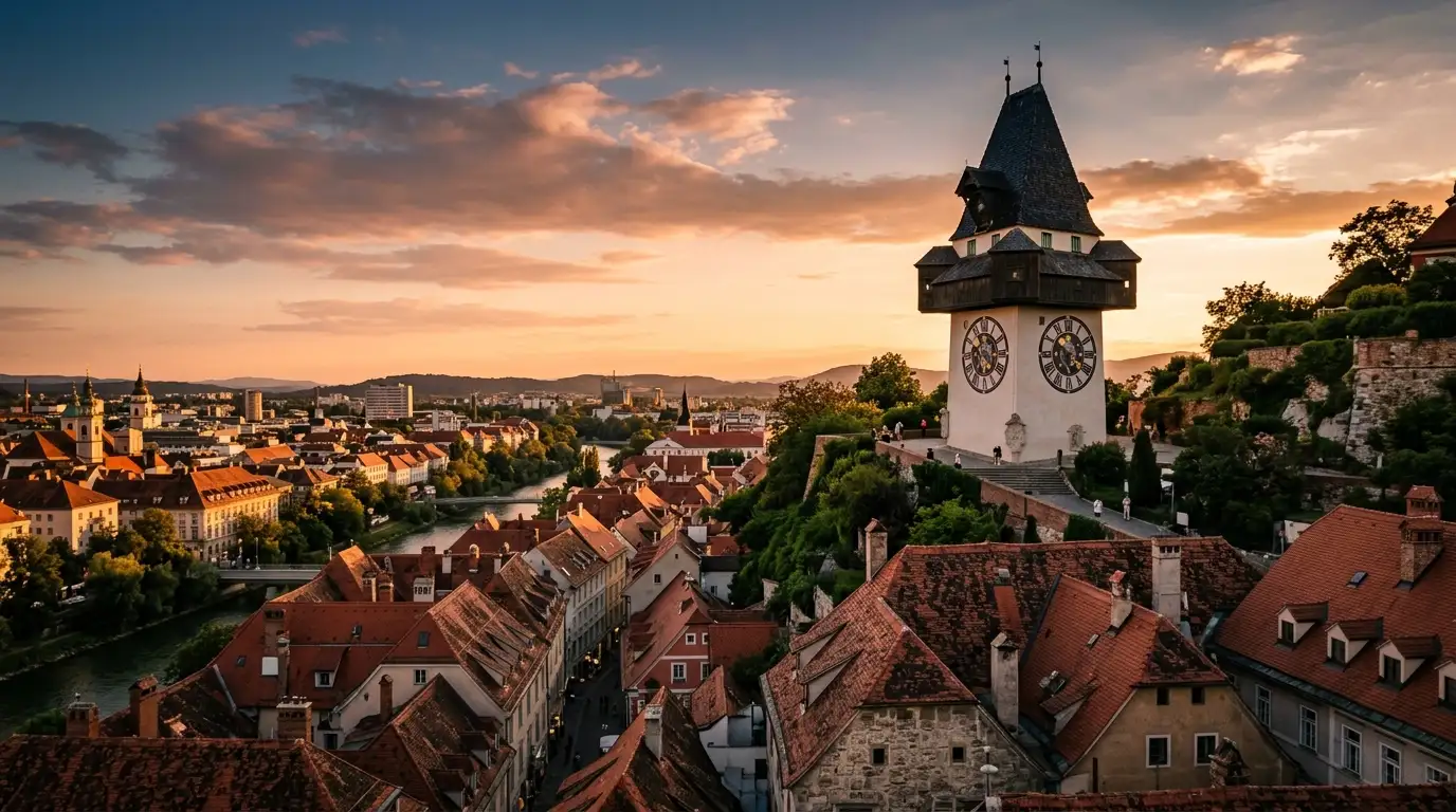 Graz als Banking-Knotenpunkt der Steiermark mit physischer Spielbank-Präsenz