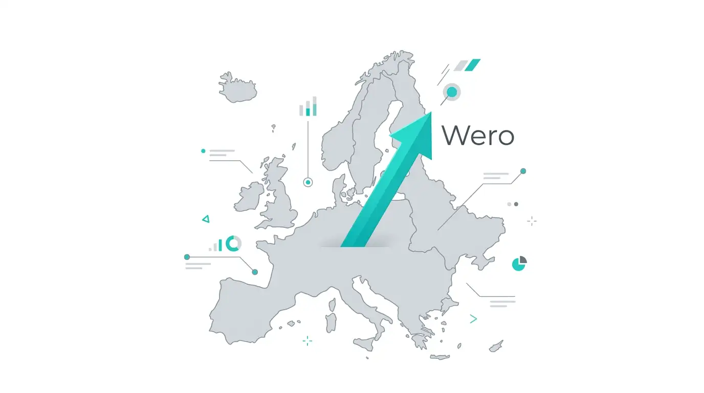 Visualisierung der EU-Zahlungslandschaft mit Wero und SEPA-Instant-Schiene