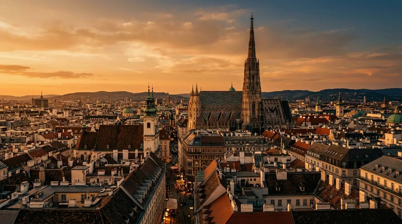 Wien als Hauptstadt-Konzentration mit hoher Anbieter-Dichte und Bankenpräsenz
